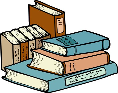 Best Stack Of Books Clipart 13591