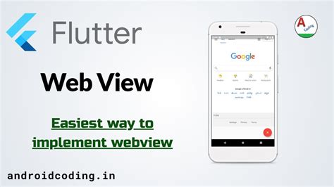 Flutter Webview Implementation Web View Tutorial Source In