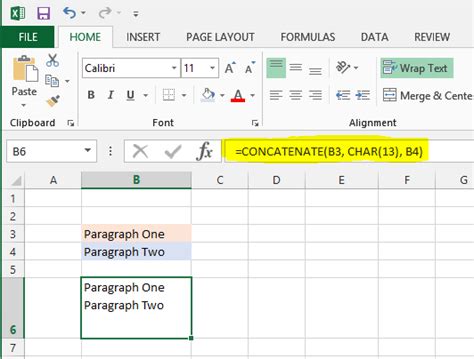 Maybe you would like to learn more about one of these? How to create a paragraph within one cell in MS Excel? - Stack Overflow