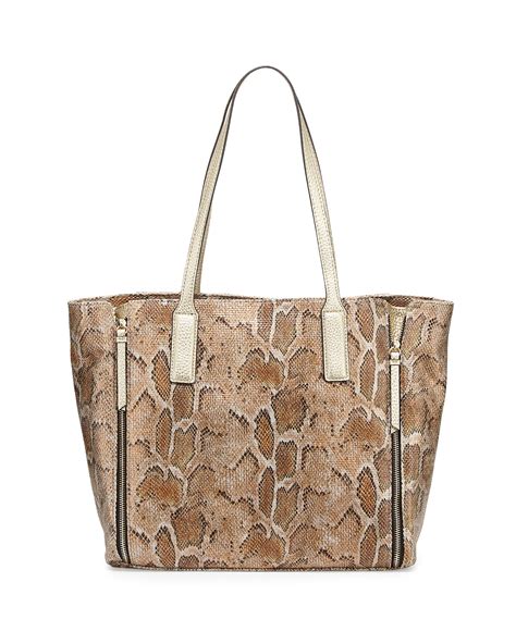 Neiman Marcus Faux Snakeskin Tote Bags Iucn Water