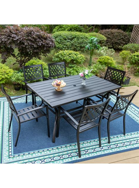 7 Piece Patio Dining Set In Patio Dining Sets