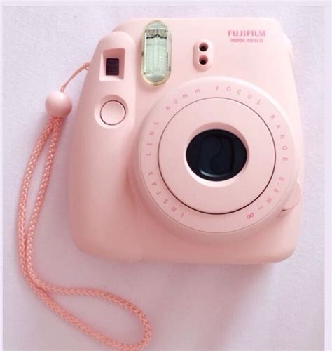 Cute Baby Pink Polaroid Camera Everything Pink Pastel Pink Aesthetic