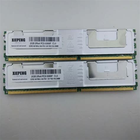 8 x 2 gb ddr2 pc2 5300f 667 mhz ecc fully buffered server memory ram hp dell 16gb garanzia 100