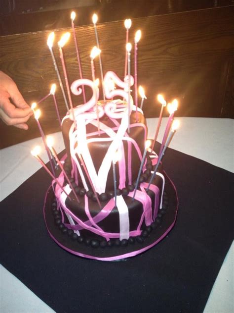 Birthday Cake For 25th Birthday