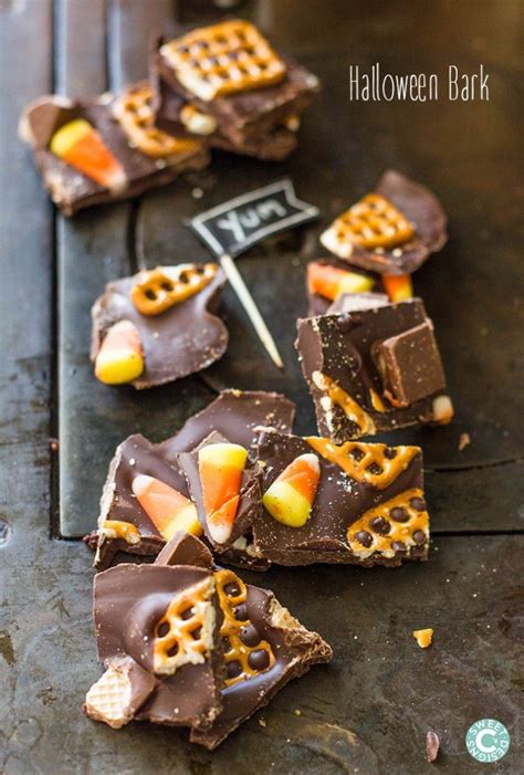 Easy Quick And Delicious Halloween Bark Takes Only 5 Minutes To Make