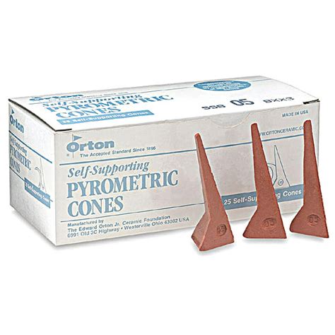 Self Supporting Cone 06 Pyrometric Cones For Monitoring Ceramic Kiln