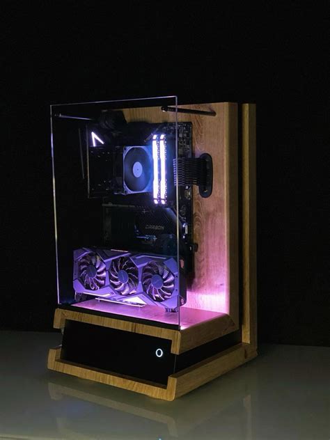 Remarkable Custom Open Wooden Pc Case Custom Computer Case Diy Pc