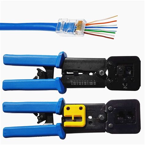Rj45 Crimp Tool For Pass Through And Legacy Connectorsprofessional High