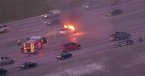 Westbound I 635 Near Royal Lane In Dallas Reopens After Fiery Crash