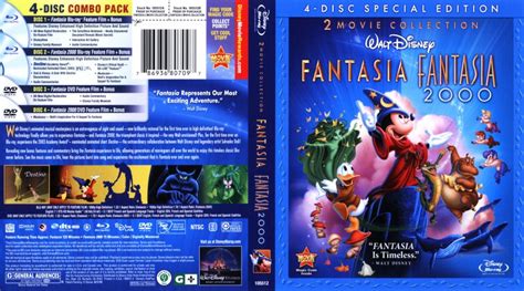 Fantasia Fantasia 2000 Movie Blu Ray Scanned Covers Fantasia