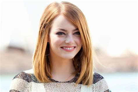 Hairstyle Photo Emma Stone Mid Length Bob Hairstyle Picture
