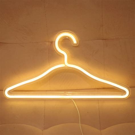 🖤Buy #1 LED Hanger Glowing Neon Light Showroom Decor