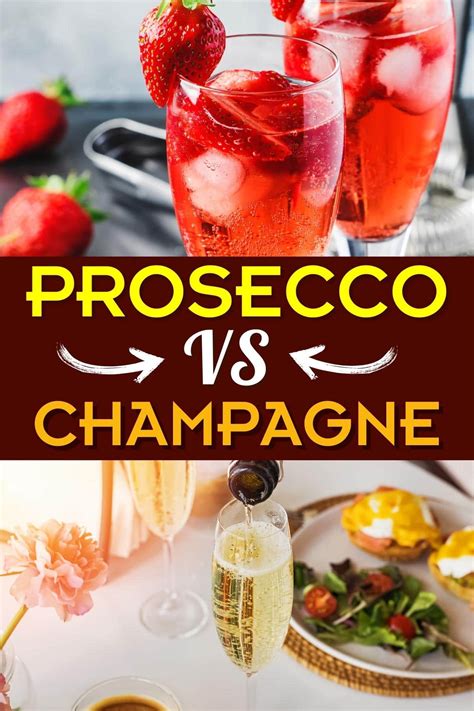 Prosecco Vs Champagne 4 Main Differences Insanely Good