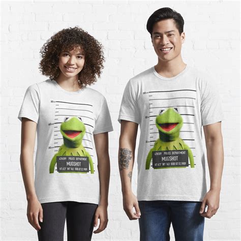 Kermit Mugshot T Shirt By Mnmrelz Redbubble