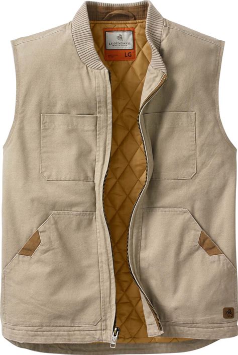 Mens Canvas Cross Trail Vest Legendary Whitetails