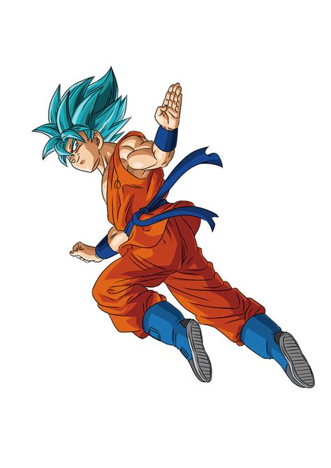 Goku Super Saiyan Blue Redone By Panicphantomheroes On Deviantart