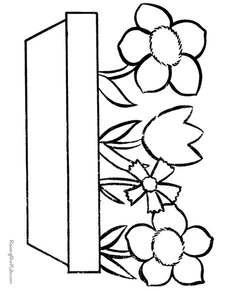 Here you can download all the coloring pages and print them for free. Flower Outline Printable - Coloring Home