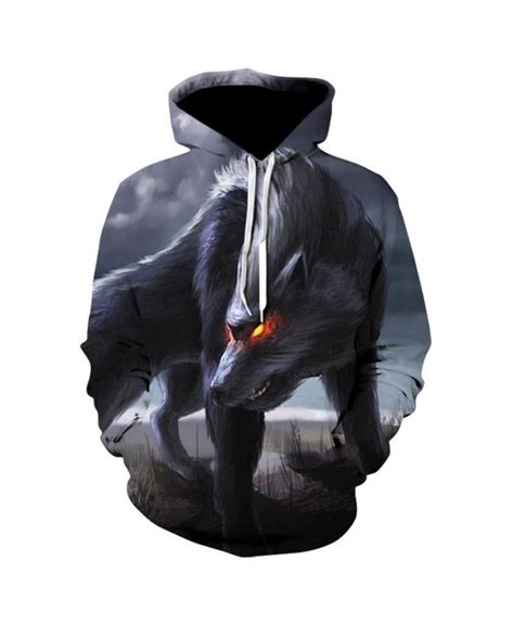 Animal Hoodies Wolf 3d Hoodies Men Hoodie Unisex Plus Size Sweatshirt