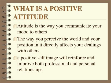 Ppt Positive Attitude Building Powerpoint Presentation Free Download