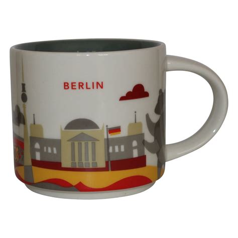 Starbucks You Are Here Collection Germany Berlin Ceramic Coffee Mug Ne