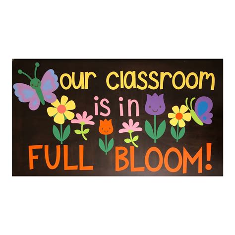 Teachers School Bulletin Board Cutouts Spring Bulletin Board Etsy