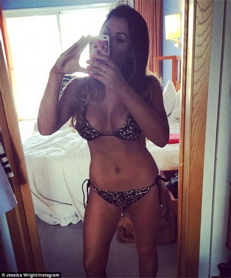 Jessica Wright Displays The Results Of Her Heartbreak Diet As She Poses