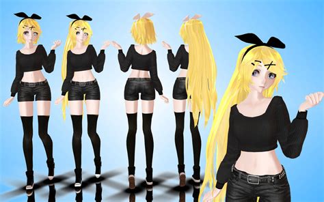 Tda Model 140 141 Rin And Lenka Mmd By Nekasan On Deviantart