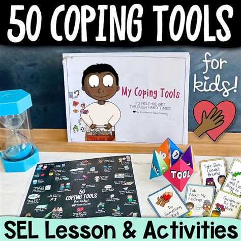 50 Coping Tools For Kids Low Prep Stress Management Lesson And Sel
