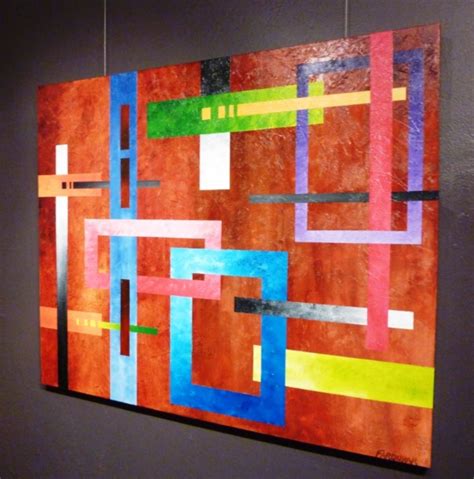40 Aesthetic Geometric Abstract Art Paintings Bored Art