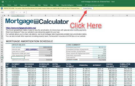 Capital lease payment calculator & amortization in excel for multiple leases with buyout (residual value) option at the end of lease term. Mortgage Amortization Calculator Extra Payments ...