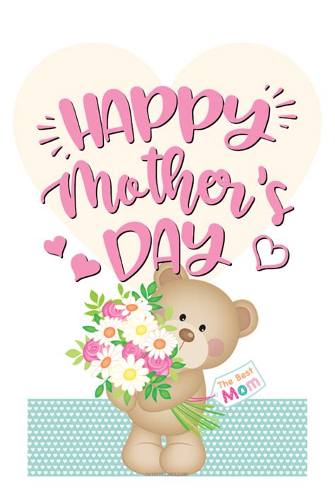 Happy mothers day card images. Cute Printable Mothers' Day Cards! - Cute Freebies For You ...