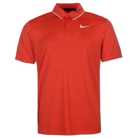 Mens Nike Essential Golf Polo Shirt Red Polo Shirts Nielsen Animal