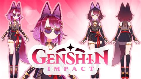 3d Modeling Genshin Impact Avatar In Blender Youtube