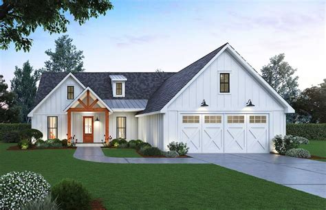 Modern Farmhouse House Plan 3 Bedrooms 2 Bath 1814 Sq Ft Plan 91 165