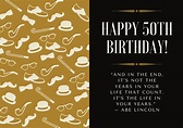 100 Unique 50th Birthday Card Messages and Sayings for Cards ...