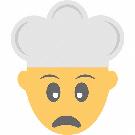 Chef Hat Emoji Emoticon Face Man Cook Tired Icon Download On