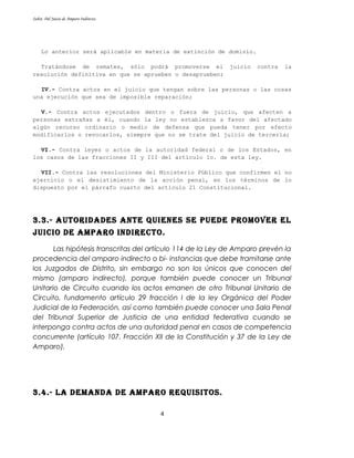 Juicio De Amparo Indirecto Pdf