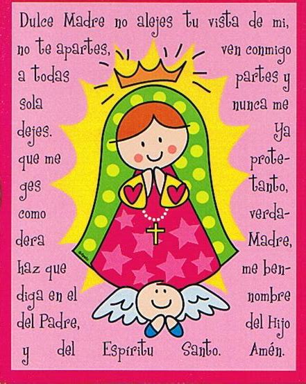 Oraciones Para NiÑos Oraciones Para Niños Virgencita De Guadalupe