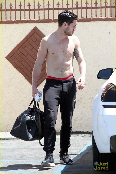 Val Chmerkovskiy Goes Shirtless After DWTS Practice With Rumer Willis