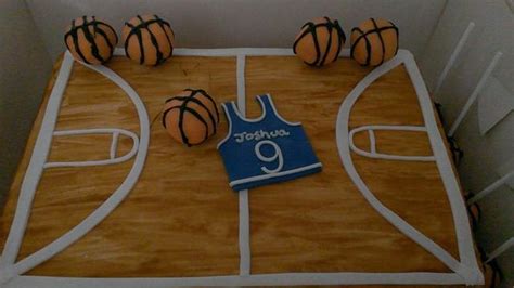 Basketball Court Cake With Cakepops Decorated Cake By Cakesdecor