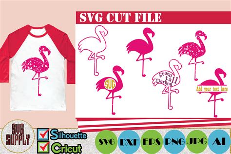 Flamingo Svg Cut File 63951 Cut Files Design Bundles