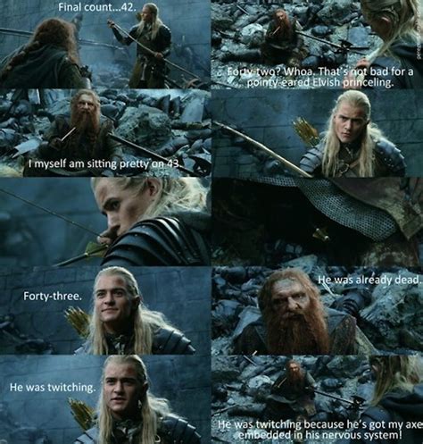 Lord Of The Rings Quote Lord Of The Rings Legolas Legolas And Gimli