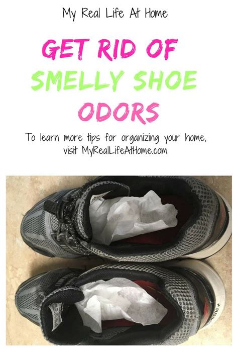 Simple Ways To Get Rid Of Stinky Shoes My Real Life At Home Stinky Shoes Shoes Smell Smelly