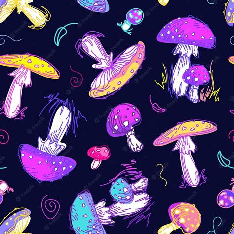 Mushroom Trippy Wallpapers Wallpaper Cave