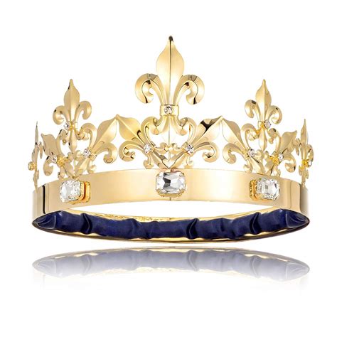 Dczerong Adult Men King Crown Birthday Crown Big Size