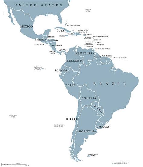 Royalty Free Latin America Map Clip Art Vector Images And Illustrations