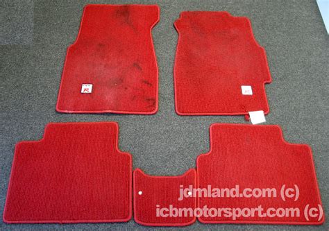 Shop our designs, images, photo, & text to find some artwork to protect your car floor! Used JDM Civic Type R EK9 Red Floor Mats - Rare