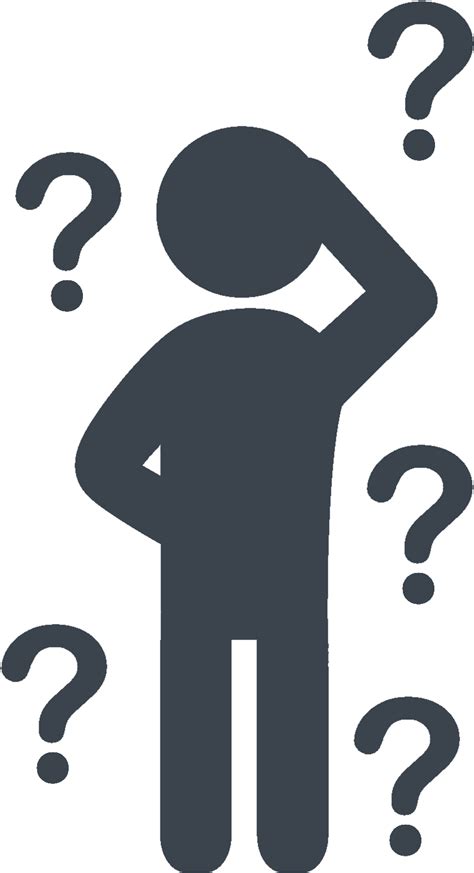 Download Person With Question Mark Icon Man Question Icon Full Size