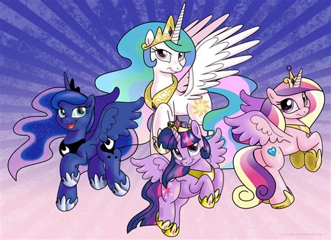 Alicorn Princesses By Bswprecious On Deviantart