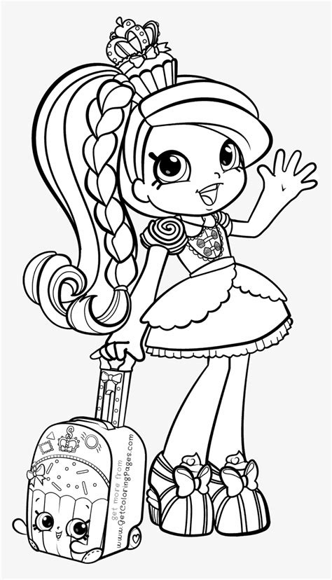 Shopkins Shoppies Colouring Pages For Girls Coloring And Drawing
